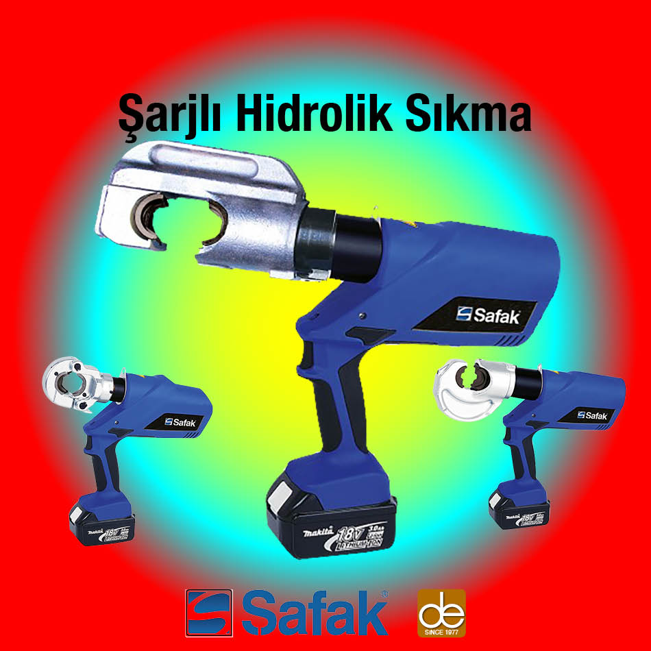 Şafak Elektrik Şarjlı Hidrolik Pabuç Sıkma