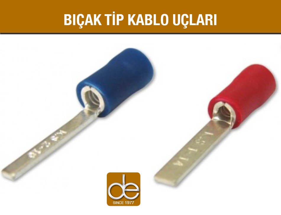 ŞAfak Elektrik Bıçak Tip Kablo Ucu