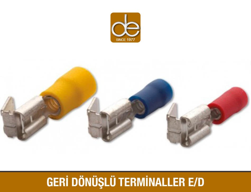 Şafak Elektrik Erkek Dişi Geri Dönüşlü Terminaller