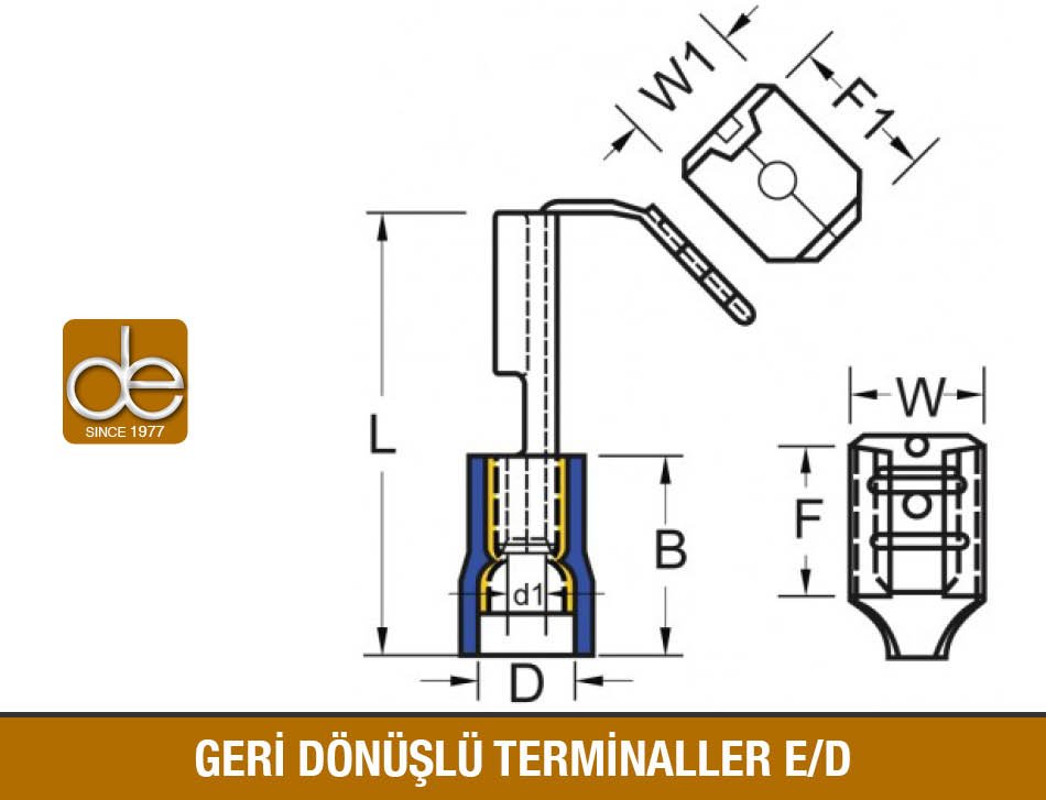 Şafak Elektrik Geri Dönüşlü Terminal Teknik Çizim