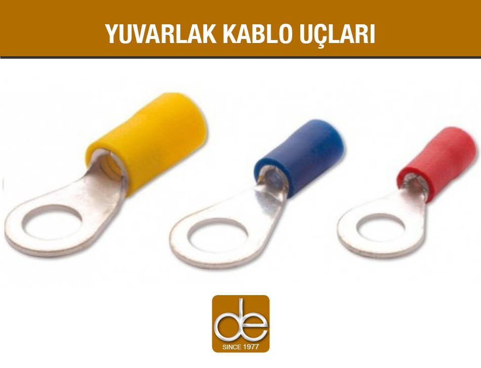 Şafak Elektrik Yuvarlak Kablo Ucu