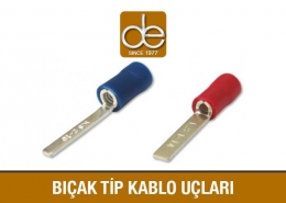 Şafak Elektrik Bıçak Tip Kablo Ucu