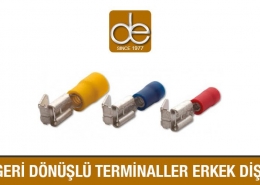 Şafak Elektrik Erkek Dişi Geri Dönüşlü Terminaller