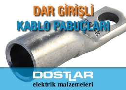 Şafak Elektrik Dar Girişli Kablo Pabucu