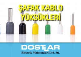 Şafak Elektrik Kablo Yüksükleri