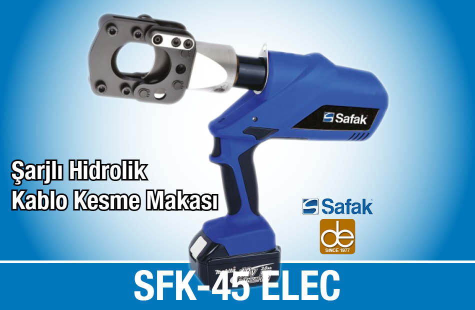 Şafak Elektrik SFK 45 ELEC Şarjlı Hidrolik Kesme