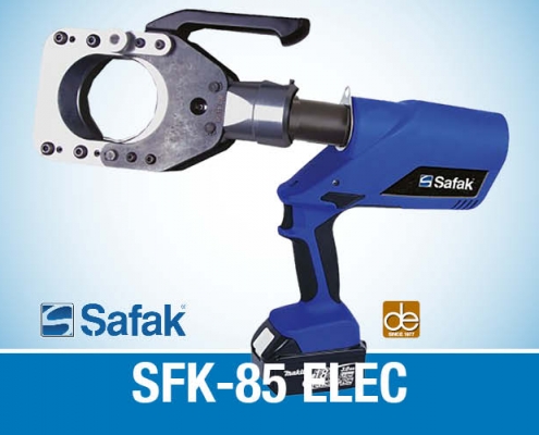 SFK-85 ELEC Pilli Hidrolik Kablo Kesme Makası