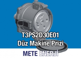 Mete Enerji T3PS2D30E01 Düz Makine Prizi