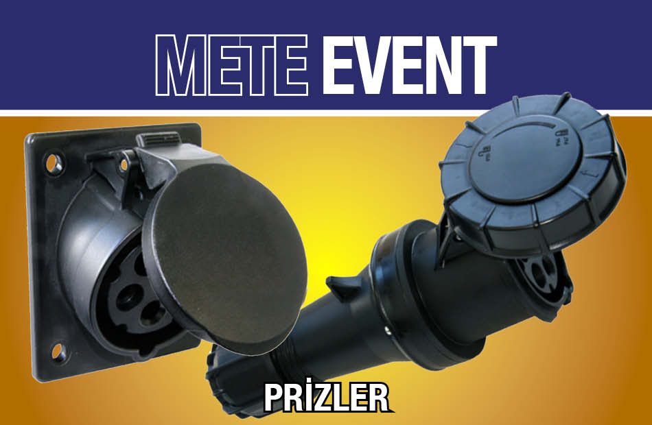 Mete Enerji MeteEvent Kauçuk Fiş Prizler